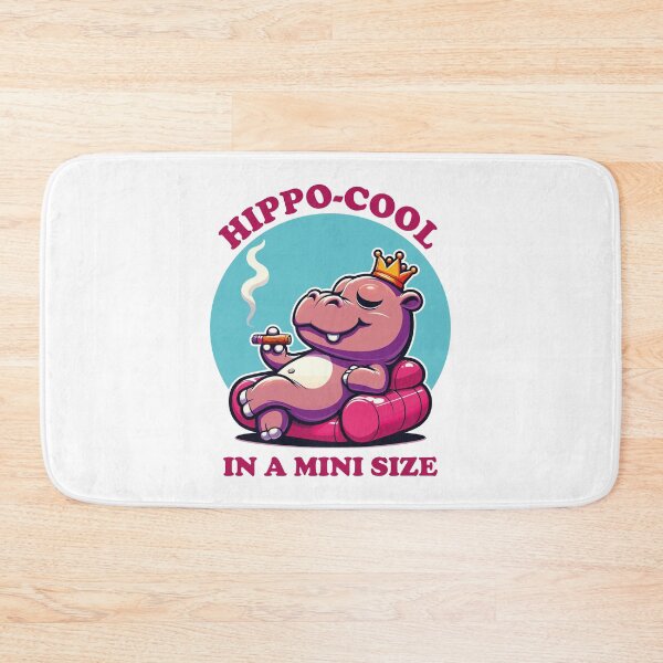 Item preview, Hippo Cool in a Mini Size designed and sold by jaiahshop.