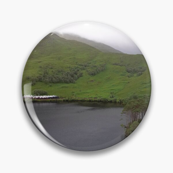 Item preview, Steam train passing Dumbledore's island designed and sold by Random Railways.
