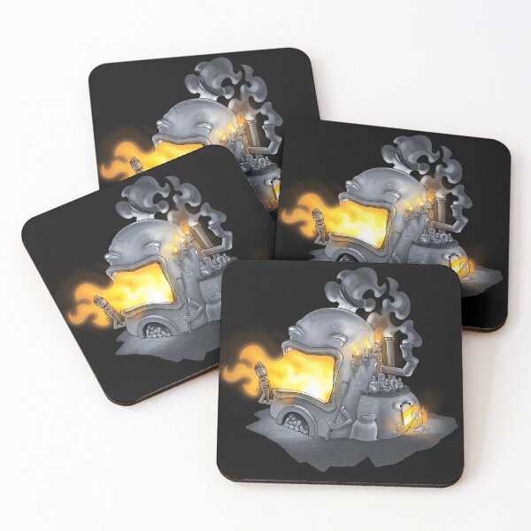 Item preview, Enchanted living stoves with a vintage design, depicted as a mother and child designed and sold by Ekaterina Glazkova.