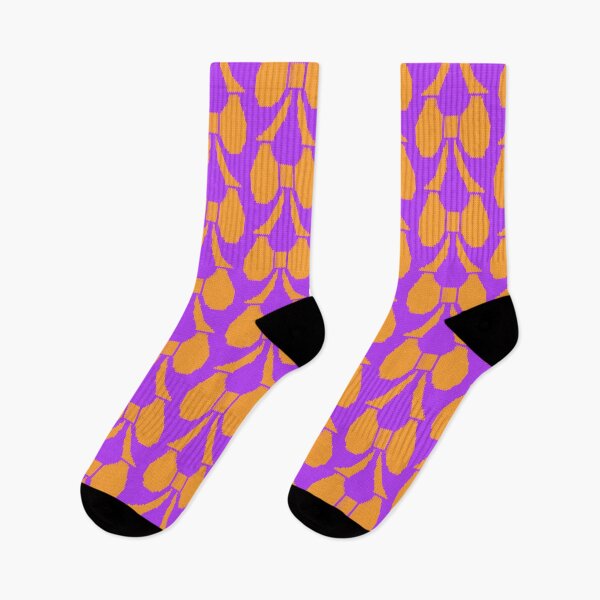 Item preview, Knit Yellow Bow on Purple Background Hand Drawn designed and sold by Victoria Rose.