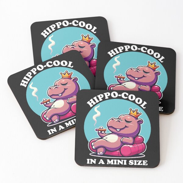 Item preview, Hippo Cool in a Mini Size designed and sold by jaiahshop.