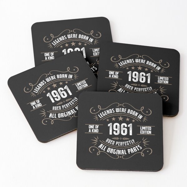 Item preview, Legends Born in 1961 Vintage Style Gift designed and sold by TypeFace-Art.