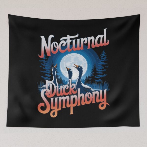Item preview, Nocturnal duck symphony - Hoop dreams - Dunk life - Duck dunk - Slam dunk designed and sold by JansenGS.
