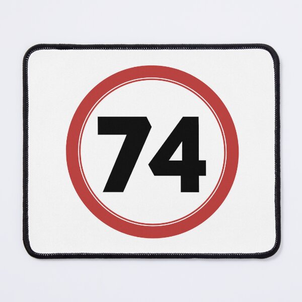 Item preview, Speed limit 74, happy 74th birthday designed and sold by Wolagno.