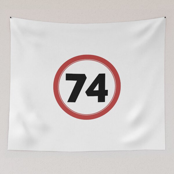 Item preview, Speed limit 74, happy 74th birthday designed and sold by Wolagno.