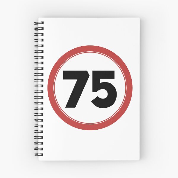 Item preview, Speed limit 75, happy 75th birthday designed and sold by Wolagno.