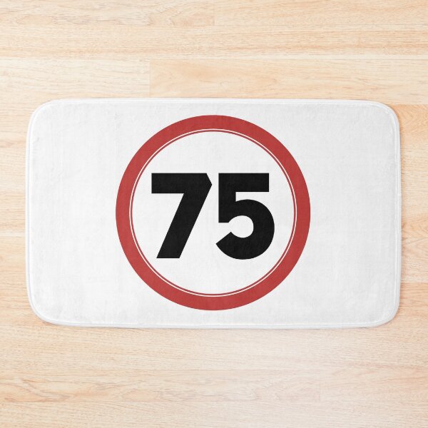 Item preview, Speed limit 75, happy 75th birthday designed and sold by Wolagno.