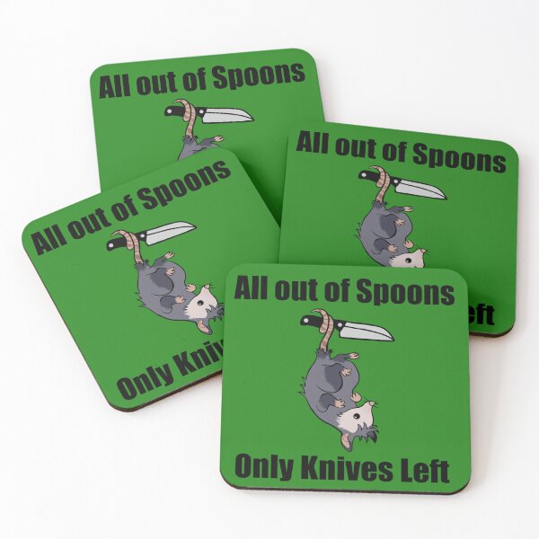 Item preview, All out of spoons only knives left (Possum) designed and sold by CaitlynConnor.
