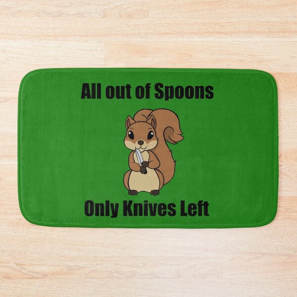Item preview, All out of spoons only knives left (Squirrel) designed and sold by CaitlynConnor.