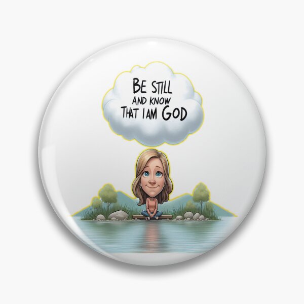 Item preview, Be still and know that I am God Faith-Based Fashion Christian Design designed and sold by FaithfulFinds24.
