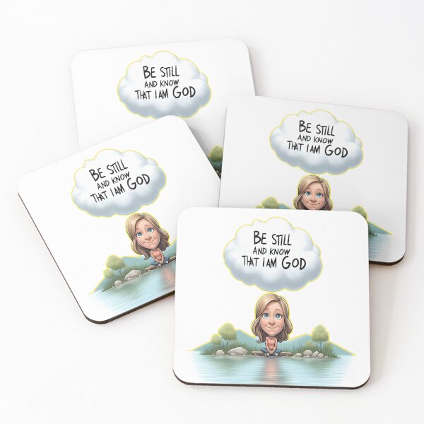 Item preview, Be still and know that I am God Faith-Based Fashion Christian Design designed and sold by FaithfulFinds24.