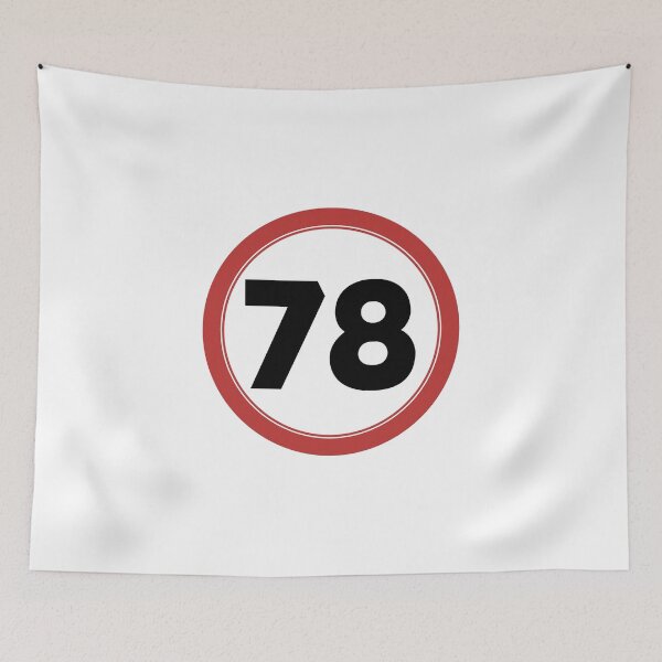 Item preview, Speed limit 78, happy 78th birthday designed and sold by Wolagno.
