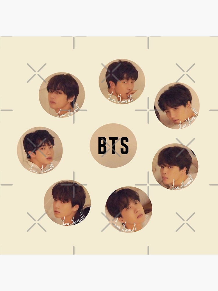 Bts Love Yourself Tear Sticker Set U Version Tote Bag By Seleenashrestha Redbubble