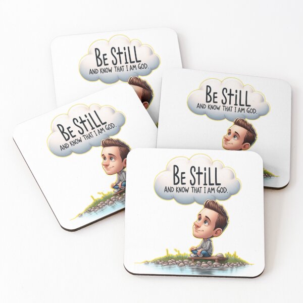 Item preview, Be still and know that I am God Faith-Based Fashion Christian Design designed and sold by FaithfulFinds24.