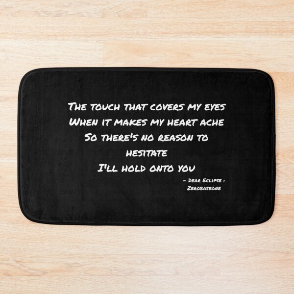 Item preview, Dear Eclipse By Zerobaseone Lyrics designed and sold by ArtRaftPro.