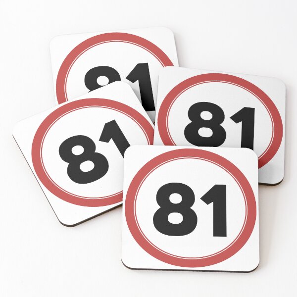 Item preview, Speed limit 81, happy 81st birthday designed and sold by Wolagno.