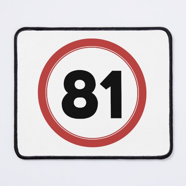 Item preview, Speed limit 81, happy 81st birthday designed and sold by Wolagno.