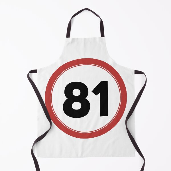 Item preview, Speed limit 81, happy 81st birthday designed and sold by Wolagno.