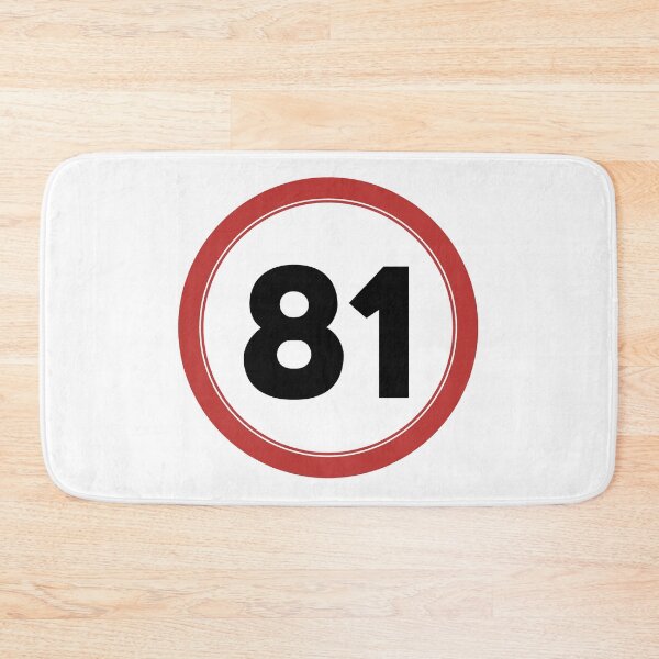Item preview, Speed limit 81, happy 81st birthday designed and sold by Wolagno.