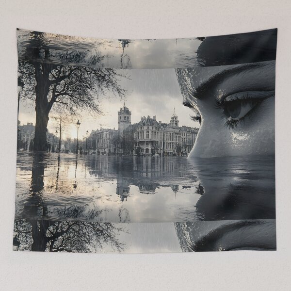 Item preview, Echoes in the Rain designed and sold by AI-Only Creations.