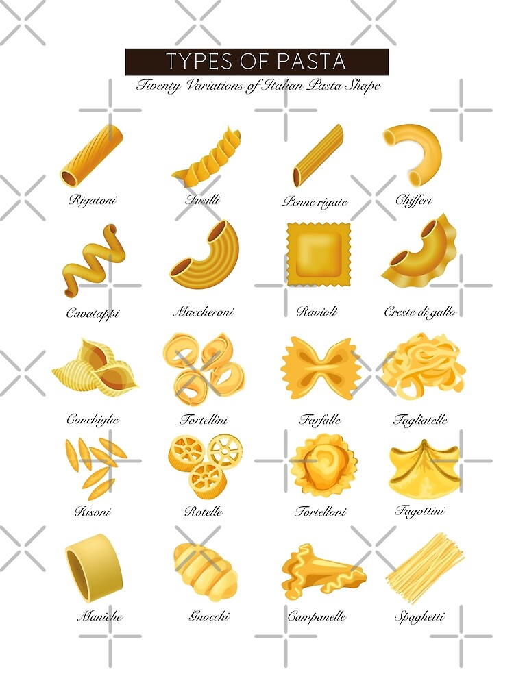 Pasta Shapes | Journal