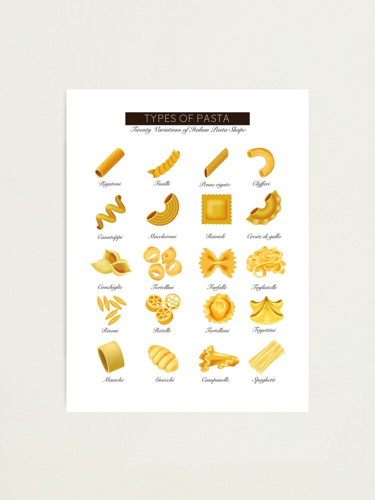 Pasta Shapes | Journal
