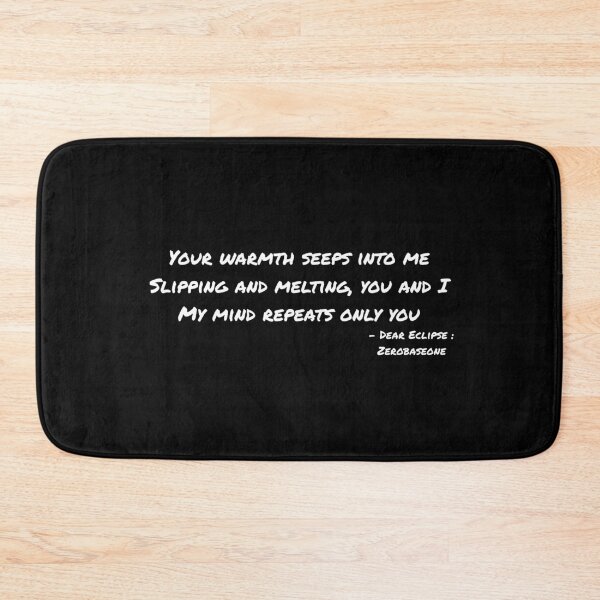 Item preview, Dear Eclipse By Zerobaseone Lyrics designed and sold by ArtRaftPro.