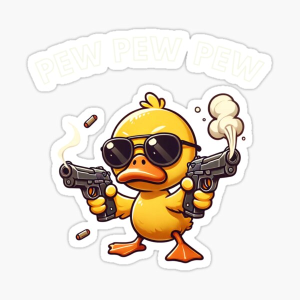 Item preview, Pew Pew Pew Pato designed and sold by RicooArt.