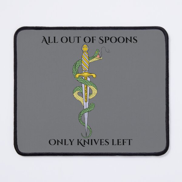 Item preview, All out of spoons only knives left (Snake) designed and sold by CaitlynConnor.