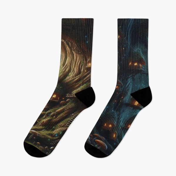 Item preview, Enchanted Forest Treehouse Village designed and sold by TeslaSt0re.