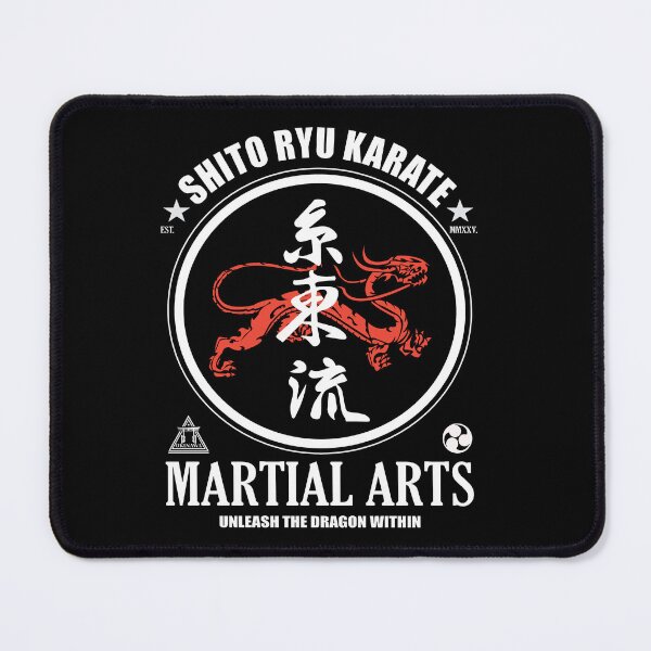 Item preview, Shito-Ryu Karate Dragon - Power and Grace in Kanji Design designed and sold by RetroMaritalArt.