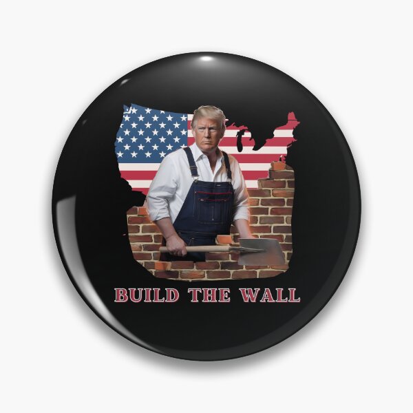 Item preview, Donald Trump Builds the Border Wall - USA FULL designed and sold by OwlWorks.