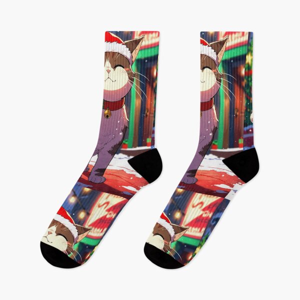 Item preview, A Happy Cat on Christmas Night designed and sold by Universe-Aliens.