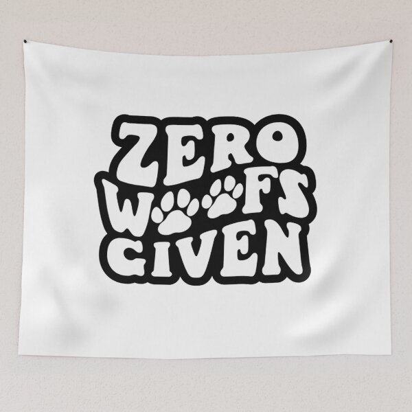 Item preview, Zero woofs given designed and sold by irhamahmad.