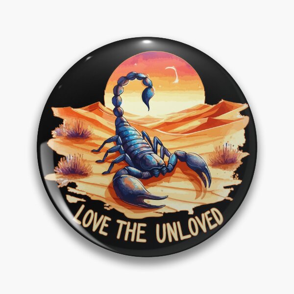 Item preview, Love The Unloved Scorpion Owner Desert Landscape designed and sold by TomFrontierArt.