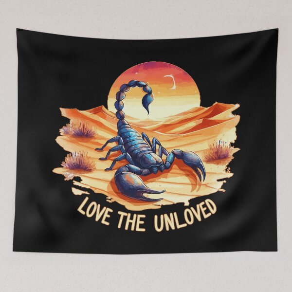 Item preview, Love The Unloved Scorpion Owner Desert Landscape designed and sold by TomFrontierArt.