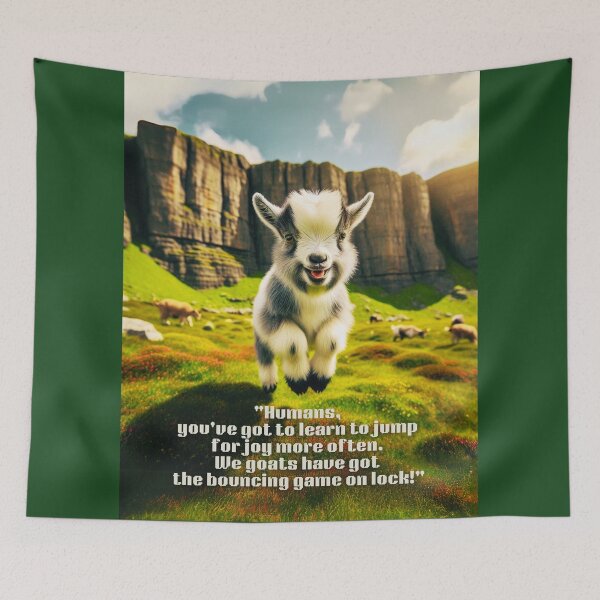 Item preview, Joyful Goat's Advice designed and sold by joejiing.