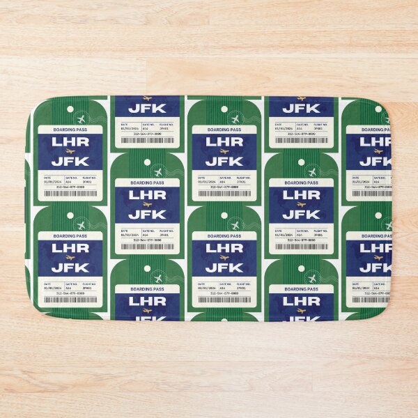 Item preview, London to New York Boarding Pass designed and sold by Local Folk.