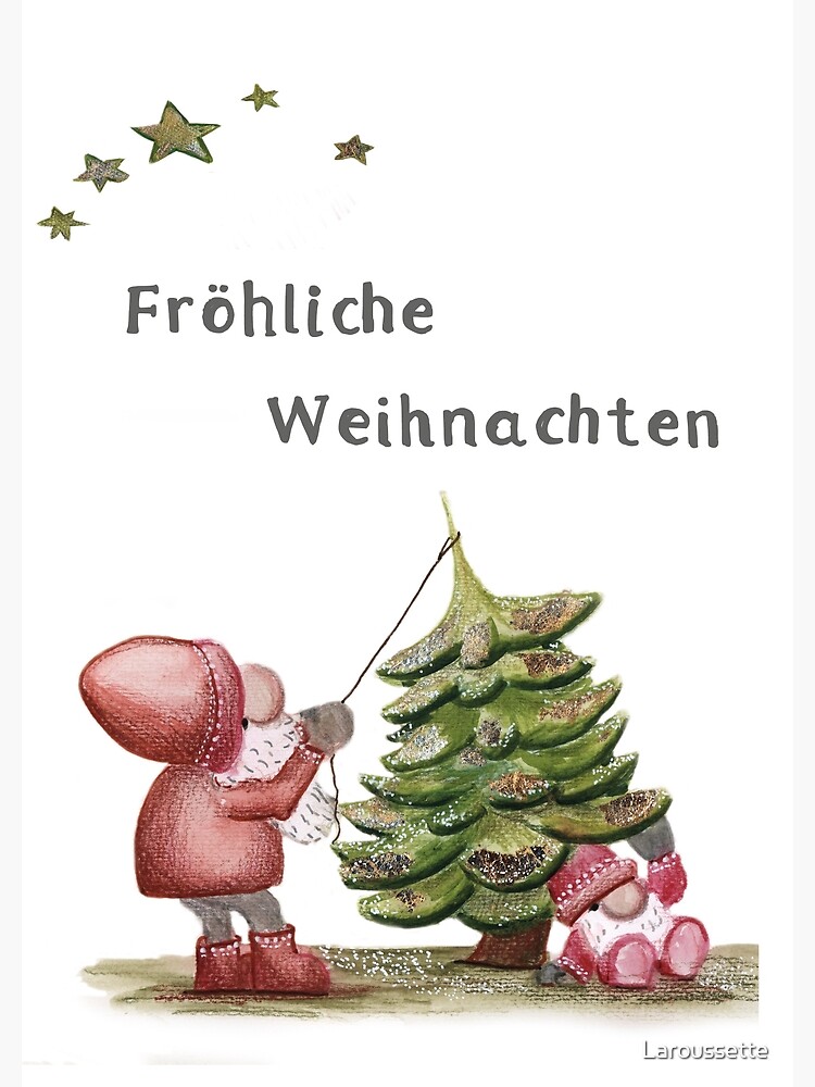 Thumbnail 2 of 2, Postcard, The Christmas tree designed and sold by Laroussette.