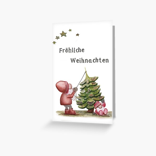The Christmas tree Greeting Card