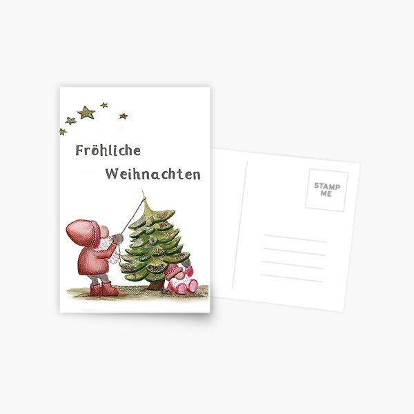 The Christmas tree Postcard