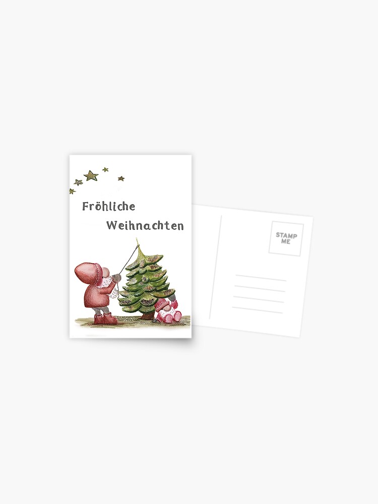 Thumbnail 1 of 2, Postcard, The Christmas tree designed and sold by Laroussette.
