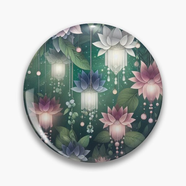 Item preview, Enchanted Lotus Lantern Garden designed and sold by TeslaSt0re.