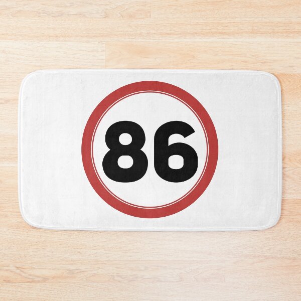 Item preview, Speed limit 86, happy 86th birthday designed and sold by Wolagno.