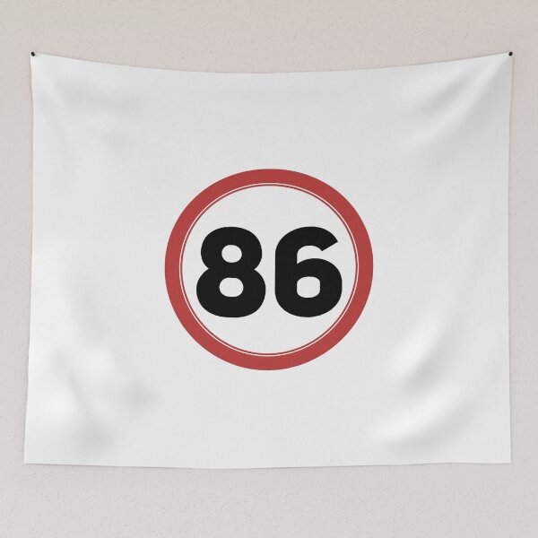 Item preview, Speed limit 86, happy 86th birthday designed and sold by Wolagno.