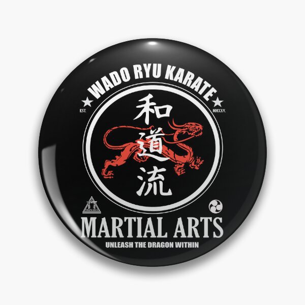 Item preview, Wado-Ryu Karate - Strength and Elegance in Kanji Design designed and sold by RetroMaritalArt.