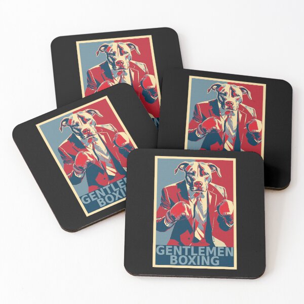 Item preview, Gentlemen Boxing Pitbull HOPE designed and sold by TrueArtsStore.
