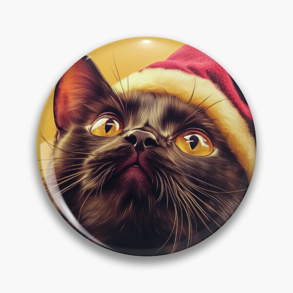 Artikelvorschau, Santa Cat klassisches T-Shirt entworfen und verkauft von PixcelStudioB.