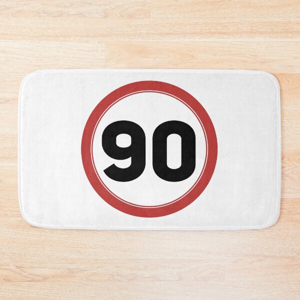 Item preview, Speed limit 90, happy 90th birthday designed and sold by Wolagno.