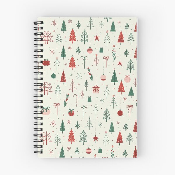 Item preview, Scandinavian Holiday Forest, Minimalistic Merry Christmas Pattern, Whimsical Winter Wonderland Art Print, Holiday Cheer Charm Poster designed and sold by Kintsugi99.